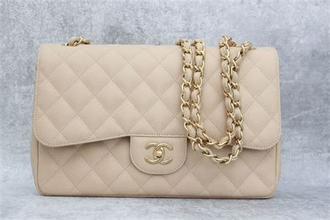 chanel light beige mini flap bag caviar|Flap Bags .